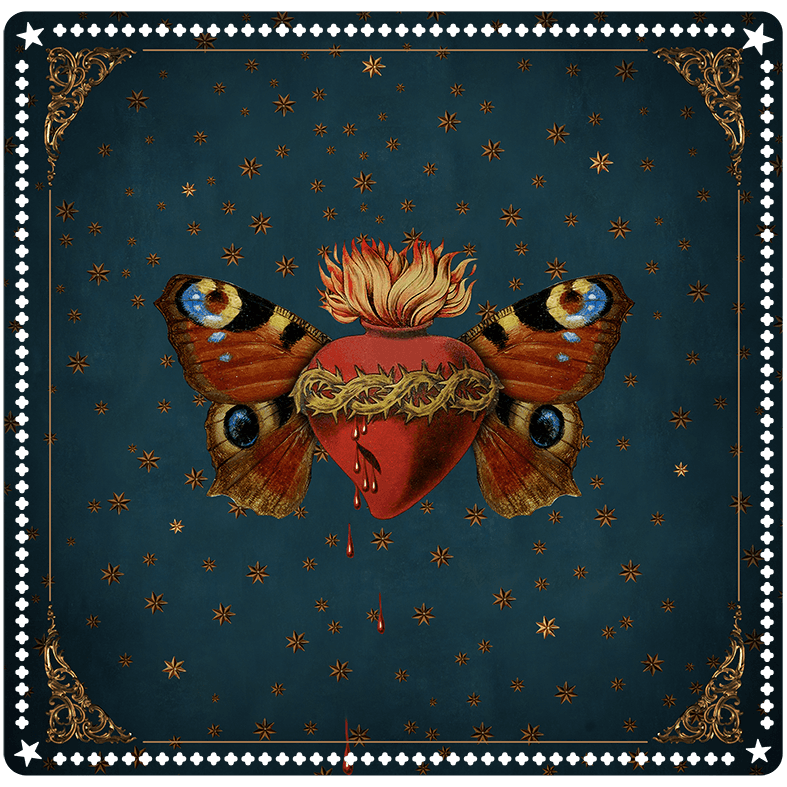 TAPIS DE TIRAGE PAPILLON SACRE
