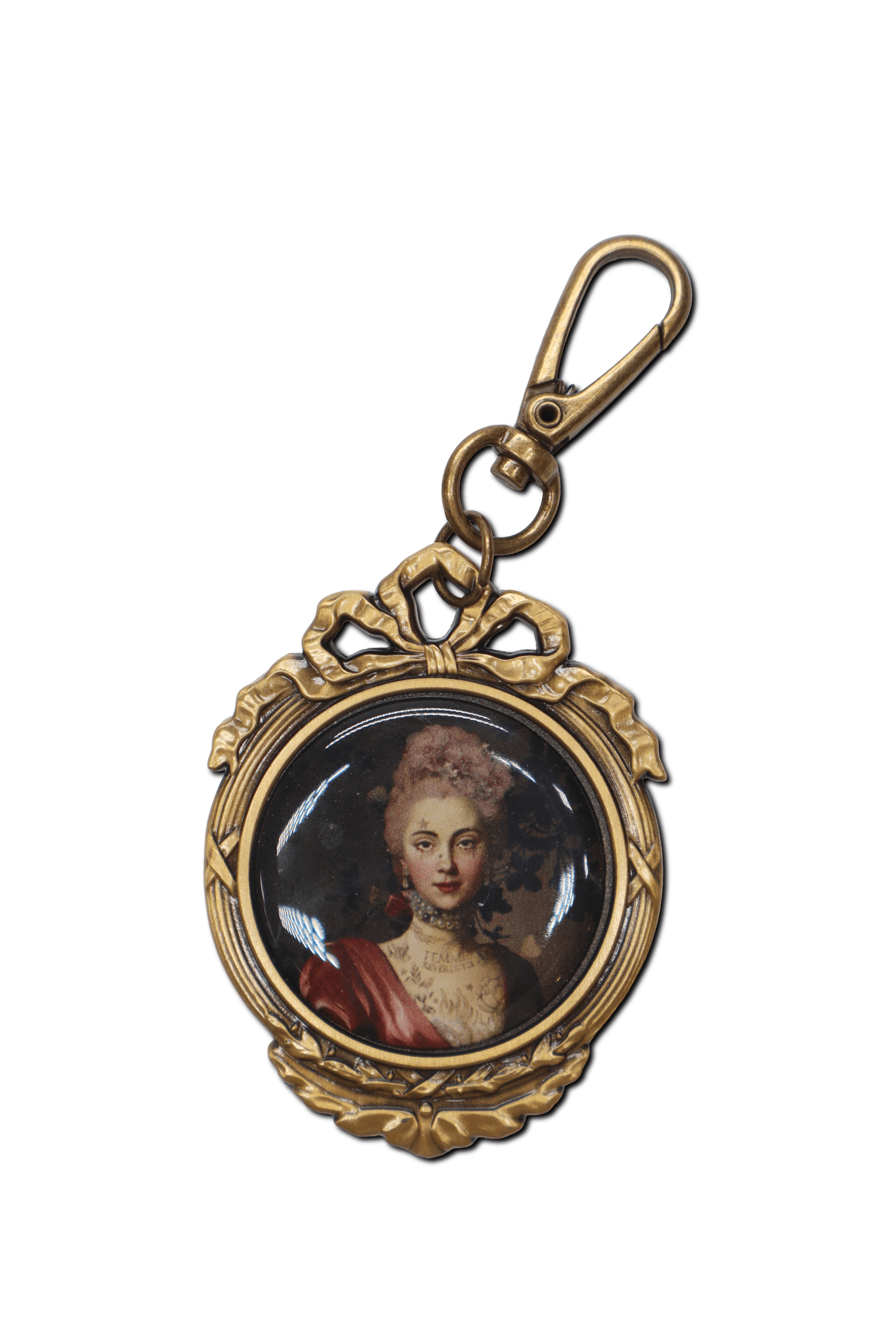 Porte-clefs médaillon