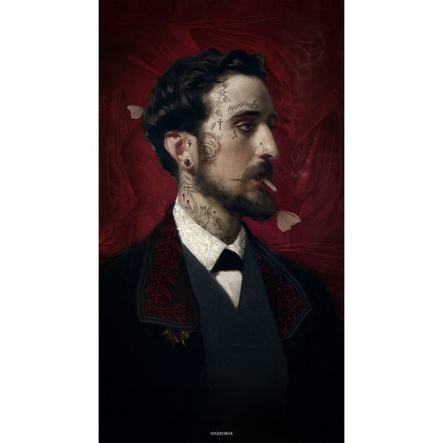 Tenture en velours Comte eduardo · 137 × 247 cm · Intérieur