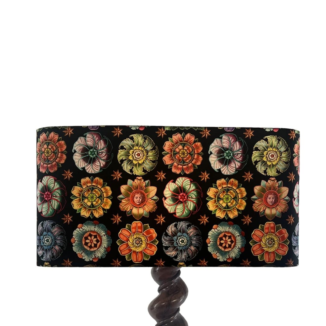 Abat-jour Rosaces · Rectangle · Sans frange