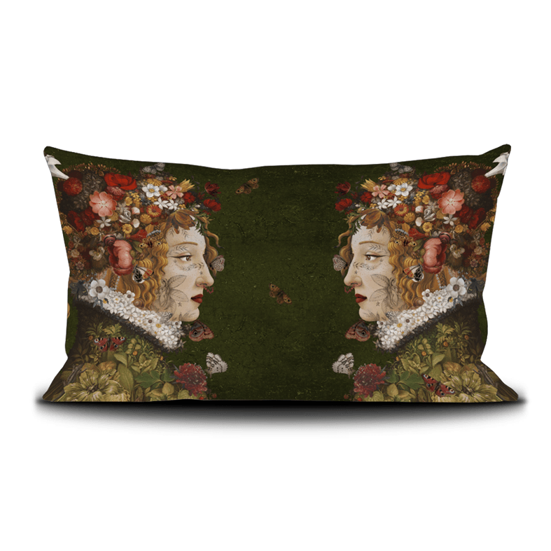 Coussin Flora · Intérieur · 40 × 65 cm