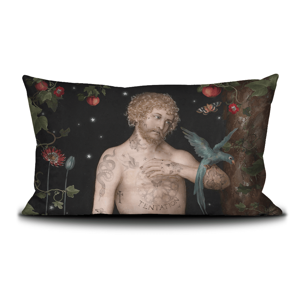 Coussin Adam et eve · Intérieur · 40 × 65 cm