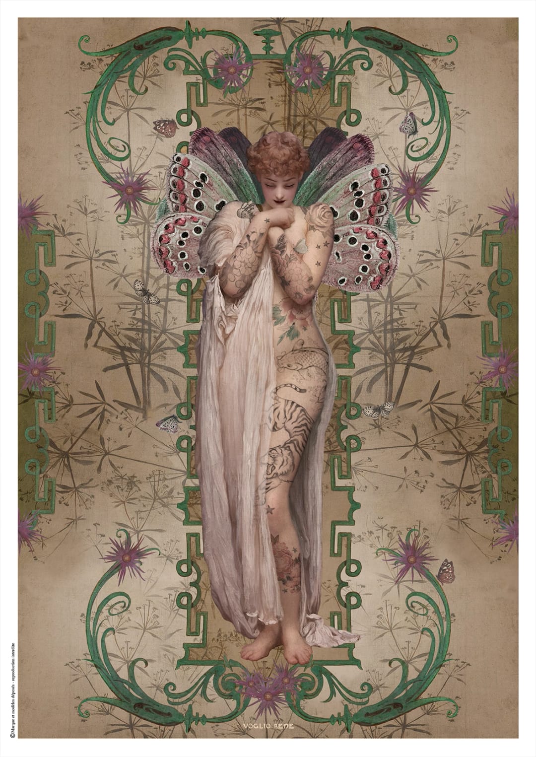 Posters Angel · A3 (30 × 40 cm) · 300 gsm textured fine-art paper - new edition