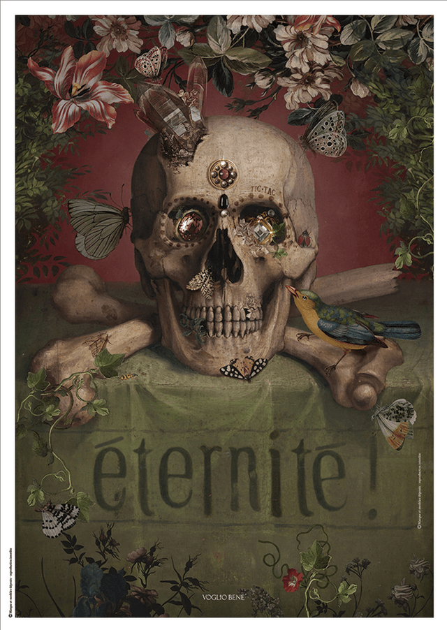 Affiches / posters Eternite · A4 (20 × 30 cm) · Papier d'art texturé 300 g — nouvelle édition