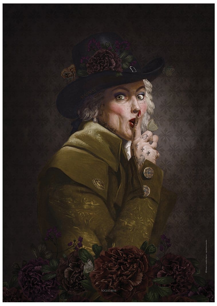 Affiches / posters La femme clef · A4 (20 × 30 cm) · Papier d'art texturé 300 g — nouvelle édition