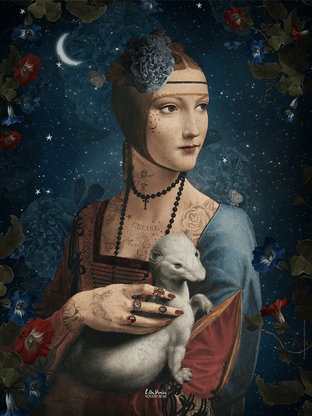 Posters Cecilia · A3 (30 × 40 cm) · 300 gsm textured fine-art paper - new edition