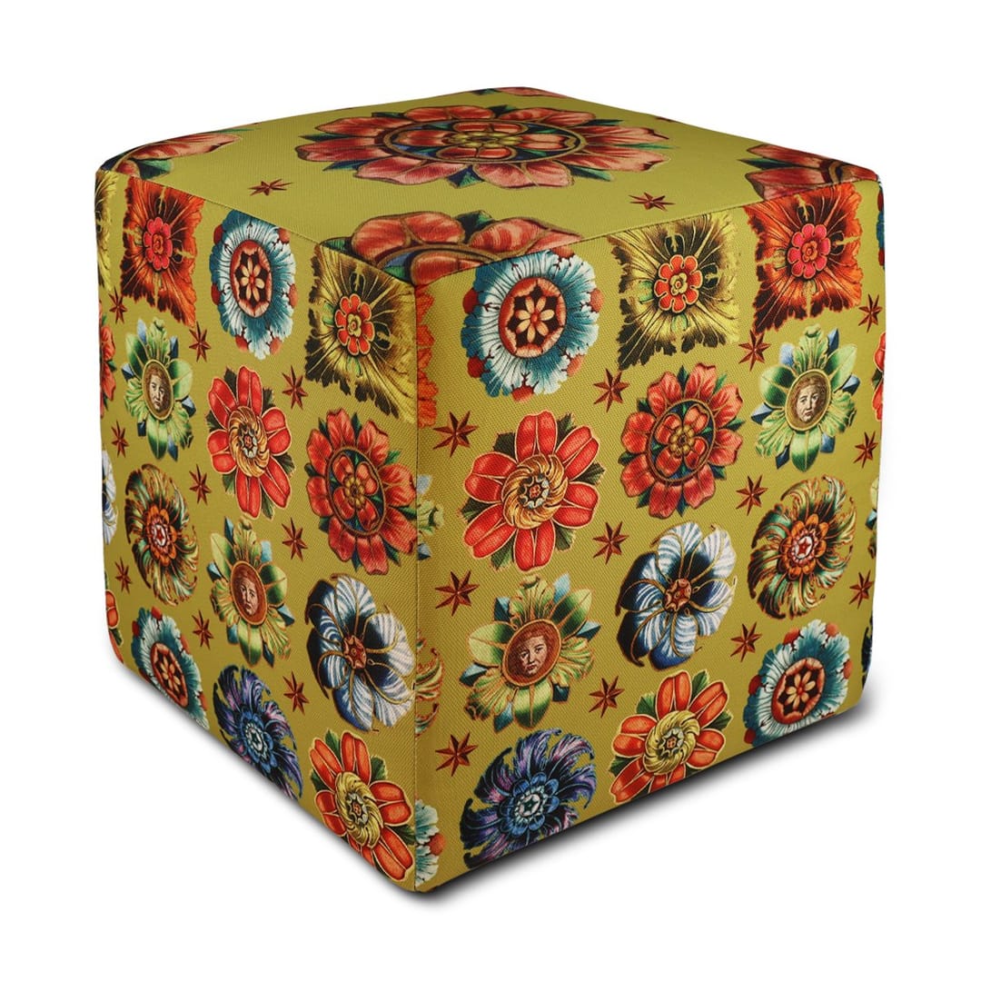 Poufs Rosaces · Extérieur