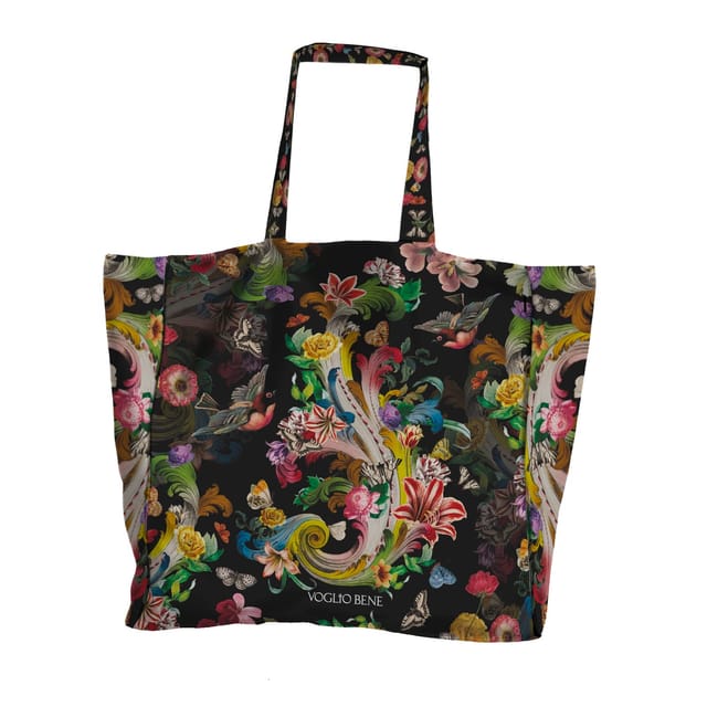 Sacs cabas Fleurs de rocaille · SAC CABAS FLEURS DE ROCAILLE