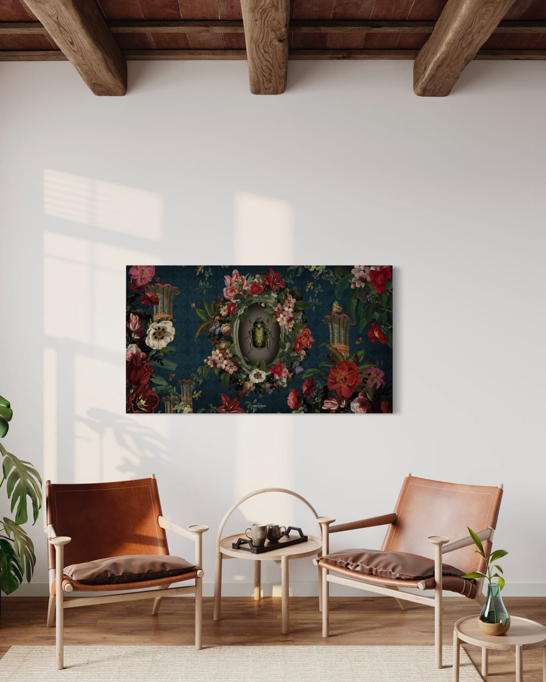 Tenture en velours Scarabee · 77 × 137 cm · Intérieur
