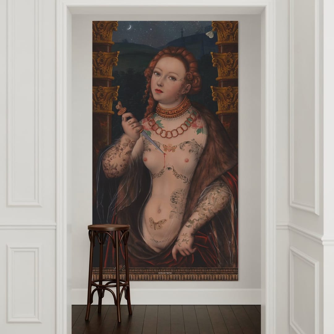 Tenture en velours Lucretia · 137 × 247 cm · Intérieur