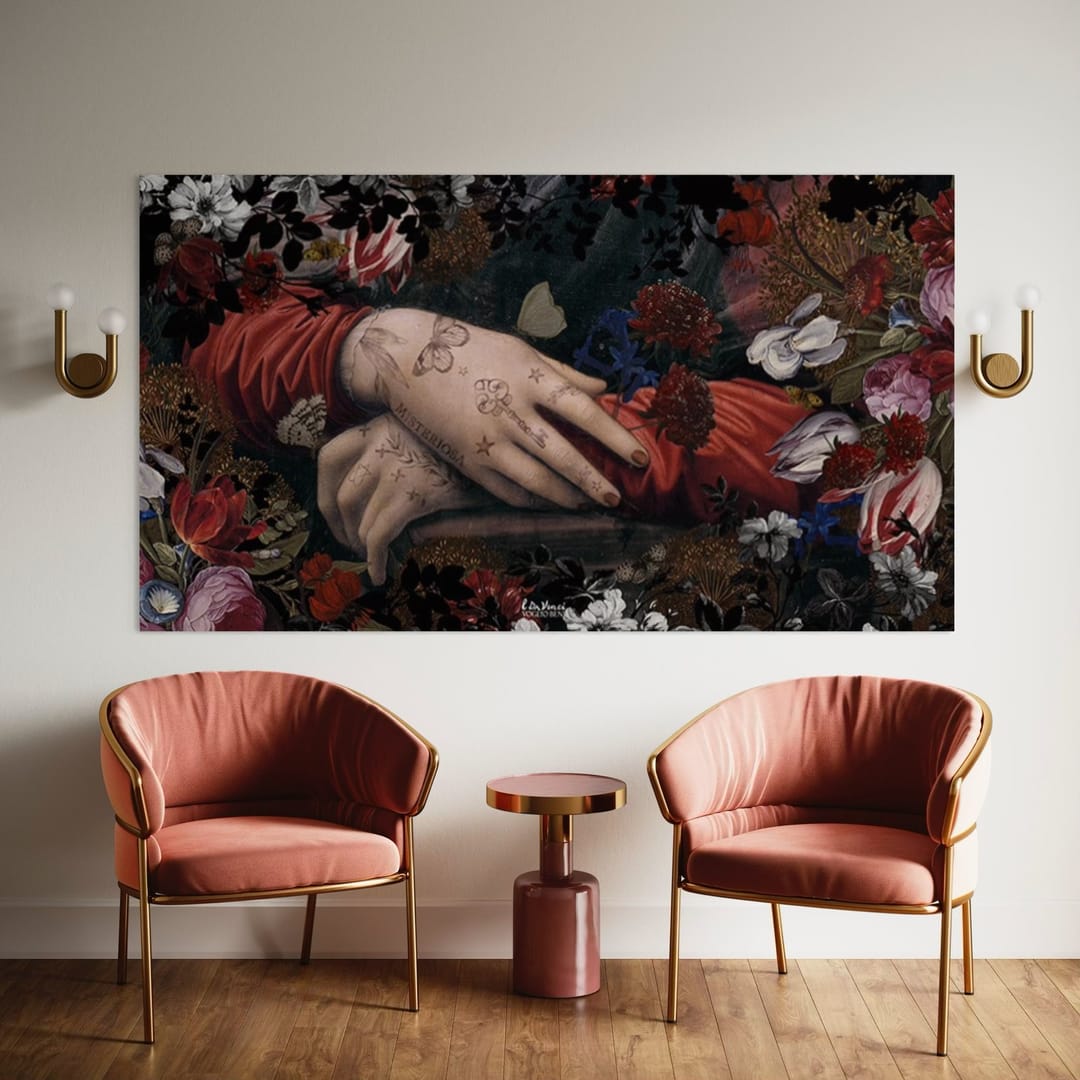 Tenture en velours Misteriosa · 137 × 247 cm · Intérieur