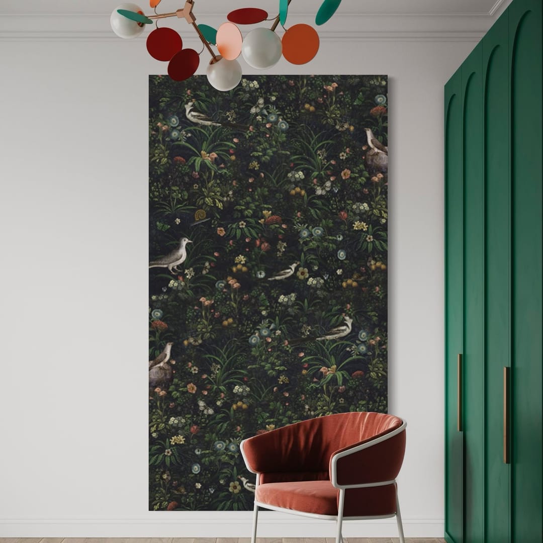 Tenture en velours Stella bianca · 137 × 247 cm · Intérieur