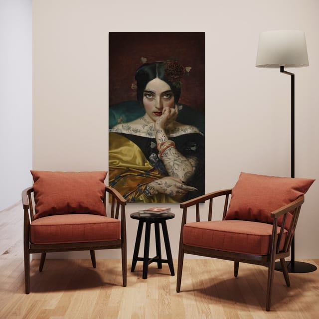 Tenture en velours Clementine · 77 × 137 cm · Intérieur