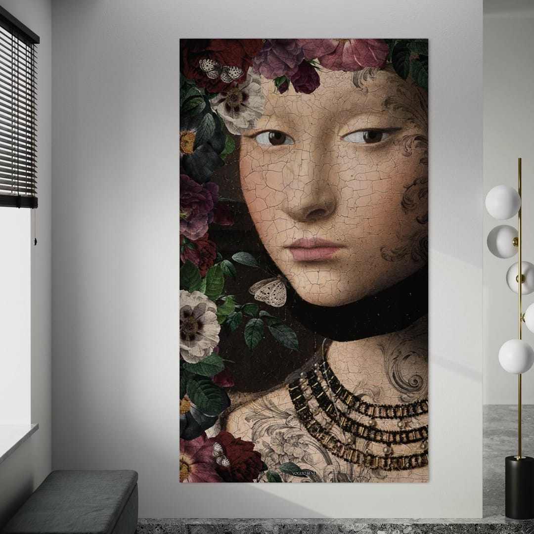 Tenture en velours Starfire · 137 × 247 cm · Intérieur