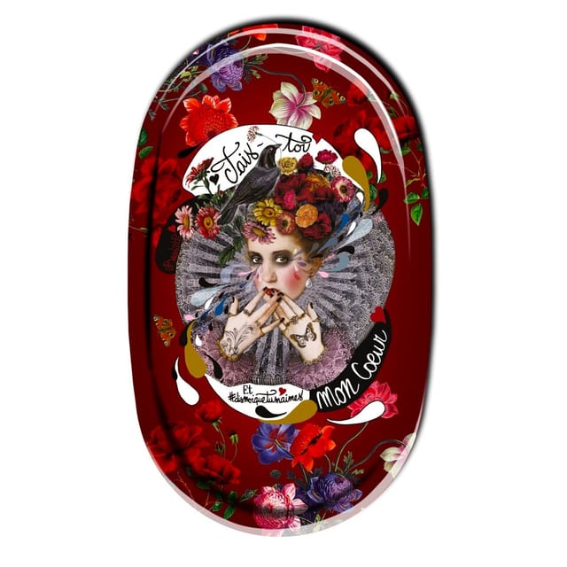 Plateaux Tais toi · 55 × 33 cm
