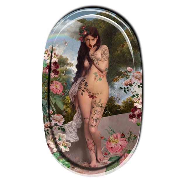 Plateaux La verite · 55 × 33 cm