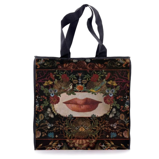 Grand sac tote La bocca · GRAND TOTE BAG LA BOCCA