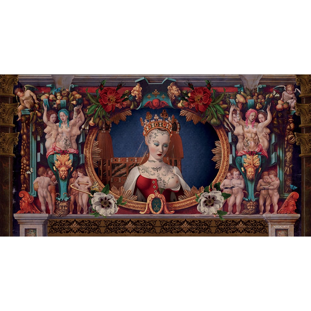 Bâche pvc Cosmic girl · 140 × 250 cm · Extérieur