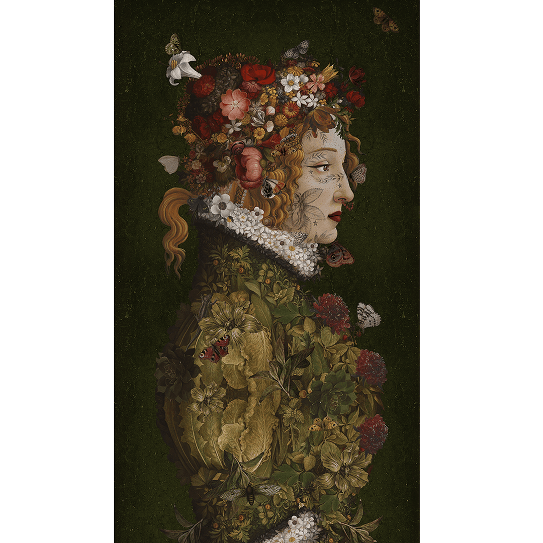 Pvc banner Flora · 140 × 250 cm · Outdoor