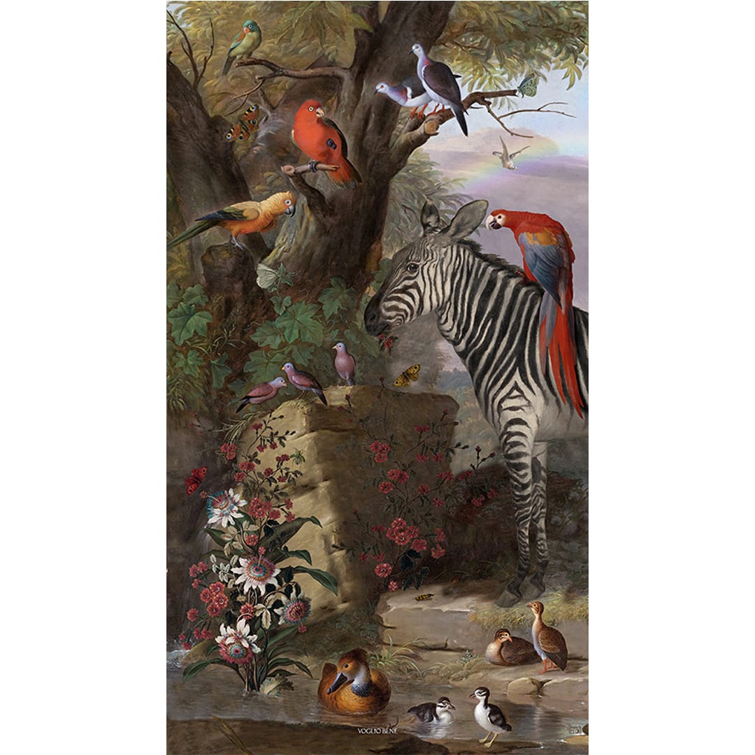 Bâche pvc Zebre et compagnie · Extérieur · 140 × 250 cm