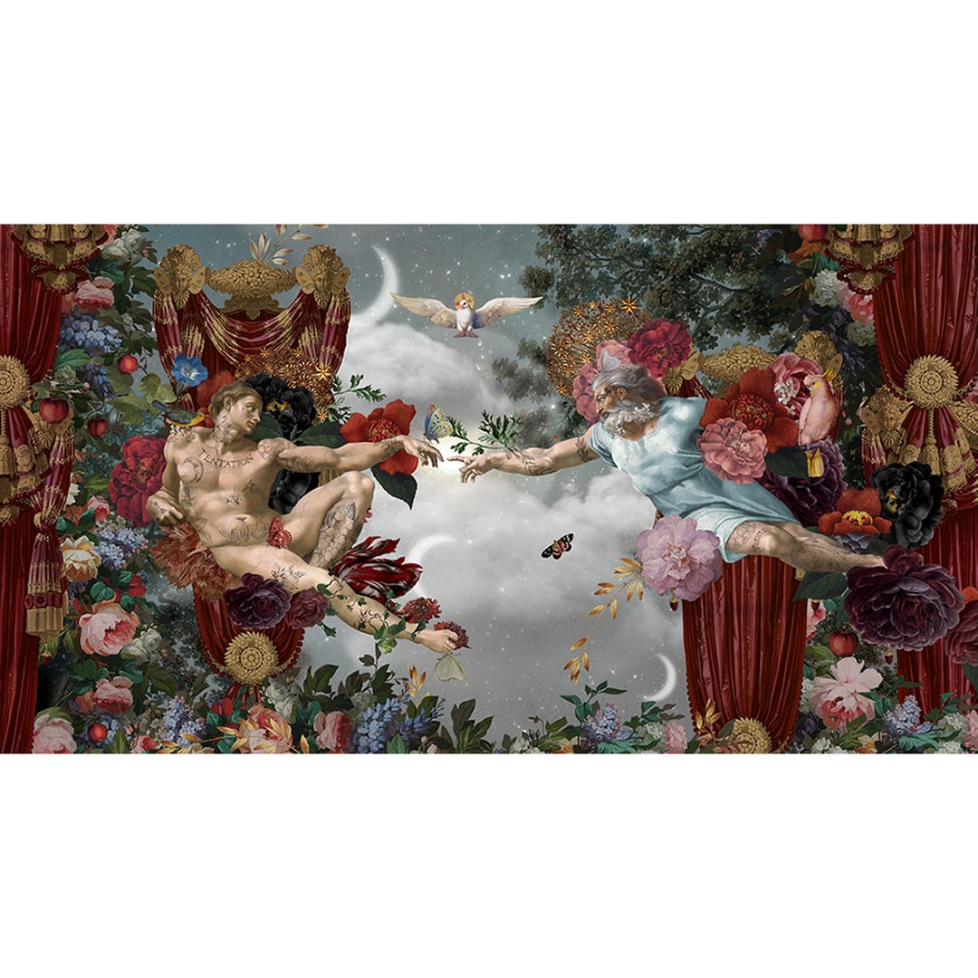 Pvc banner La creation d'adam · Outdoor · 140 × 250 cm