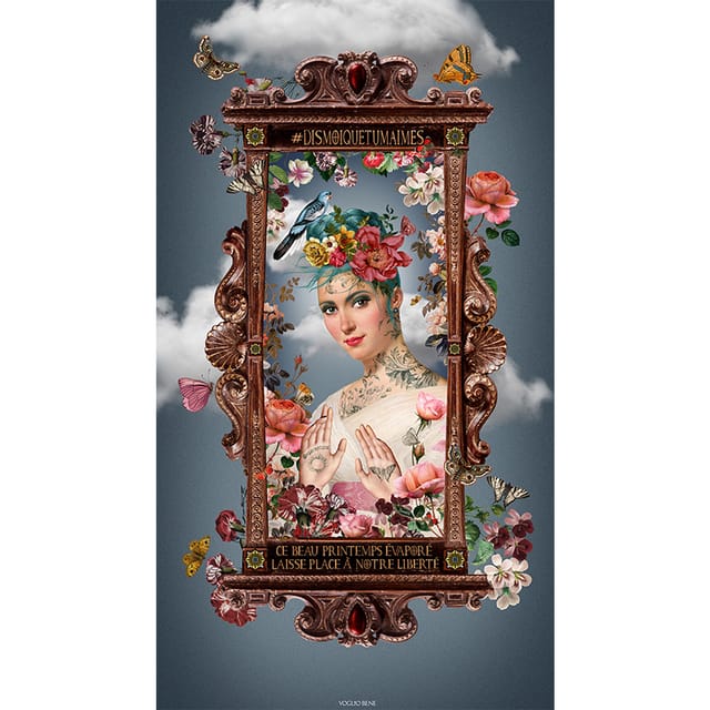 Pvc banner Le printemps · Outdoor · 80 × 140 cm