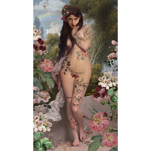 Bâche pvc La verite · 80 × 140 cm · Extérieur