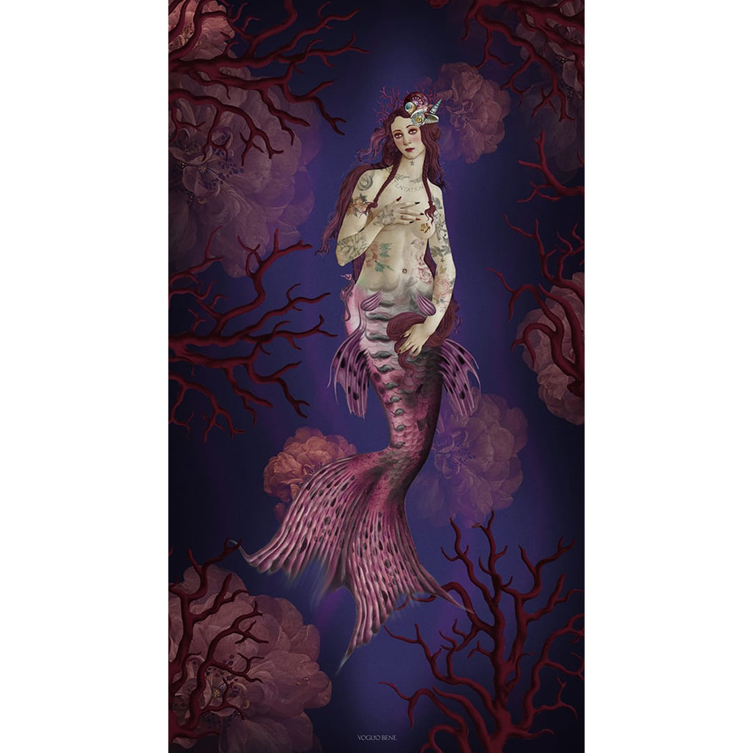 Bâche pvc Ligie la sirene · Extérieur · 80 × 140 cm