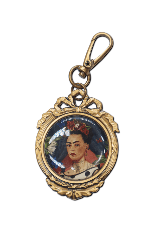 Porte-clefs médaillon La muse · Porte-clefs médaillon La Muse