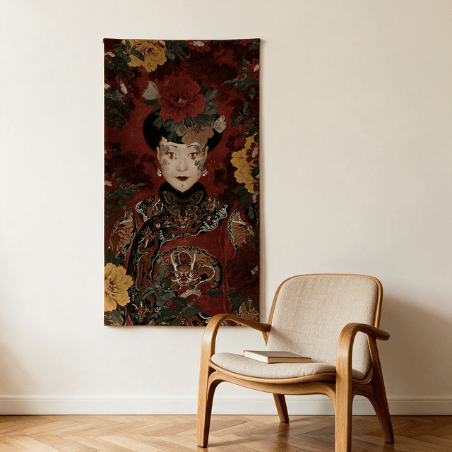 Tenture en velours L'imperatrice · 77 × 137 cm · Intérieur