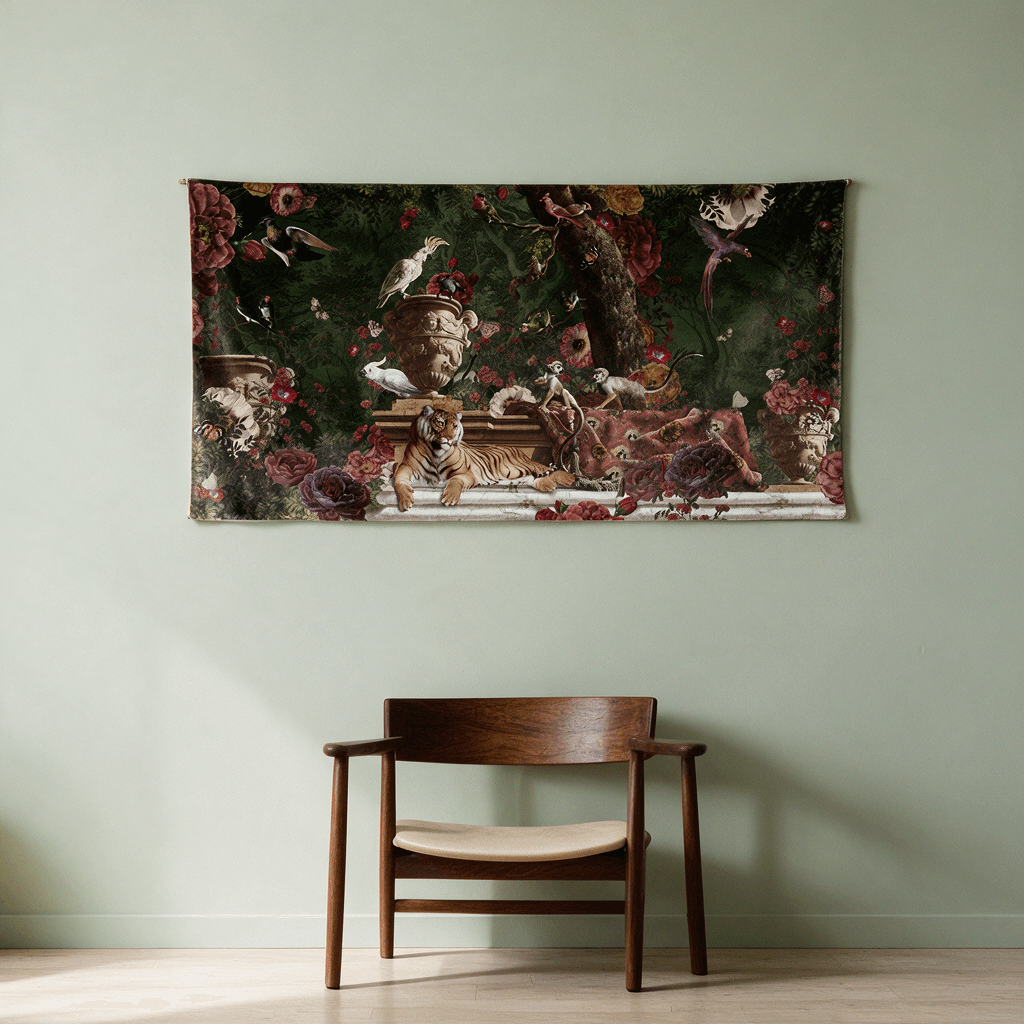 Tenture en velours Machli (h) · 137 × 77 cm · Intérieur