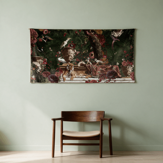 Tenture en velours Machli (h) · 137 × 77 cm · Intérieur