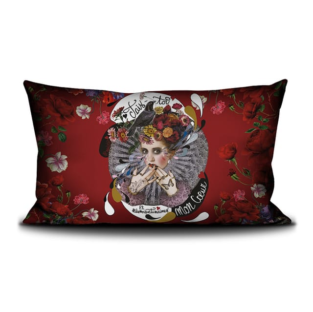 Coussin Tais toi · Intérieur · 40 × 65 cm