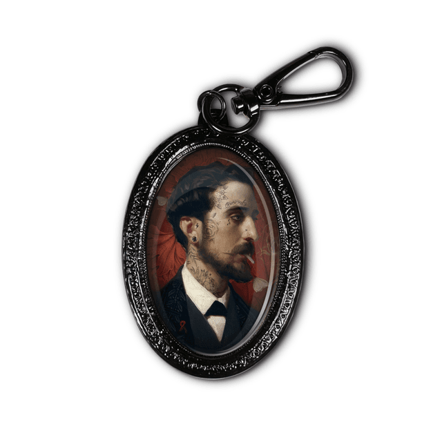 Porte-clefs Eduardo · Noir