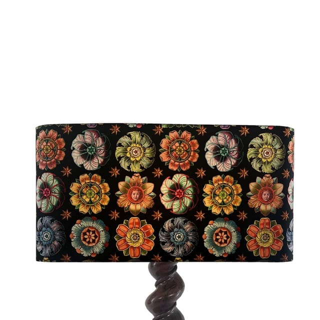 Abat-jour Rosaces · Rectangle · Sans frange
