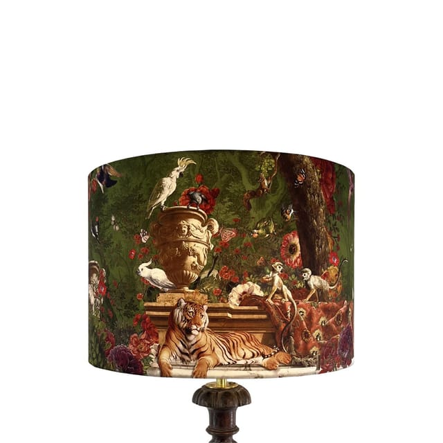 Abat-jour Machli · Tambour · Ø30 × 20 cm · Sans frange