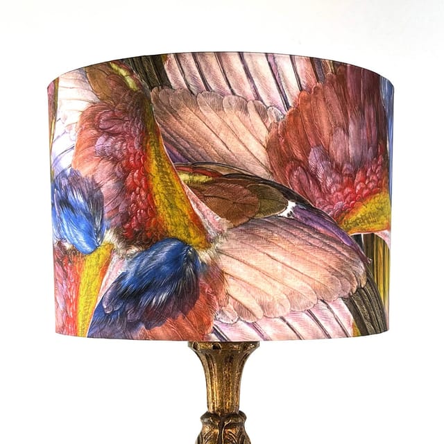 Abat-jour San marco · Tambour · Ø30 × 20 cm · Sans frange