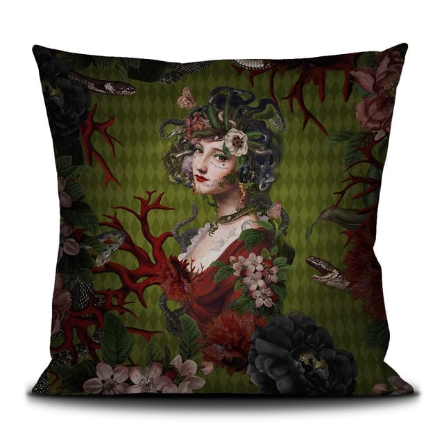 Coussin Medusa · Intérieur · 50 × 50 cm