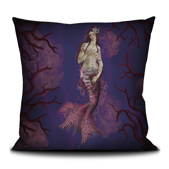 Coussin Ligie la sirene · Intérieur · 50 × 50 cm