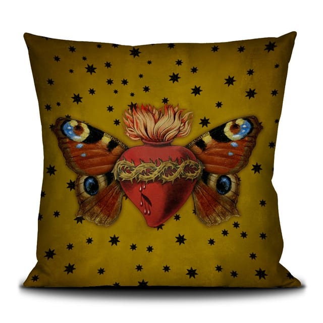 Coussin Papillon sacre · Extérieur · 60 × 60 cm