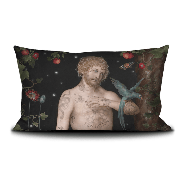 Coussin Adam et eve · Intérieur · 40 × 65 cm