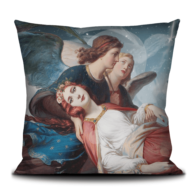 Coussin Sainte catherine · Intérieur · 50 × 50 cm