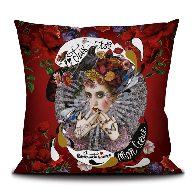 Coussin Tais toi · Intérieur · 50 × 50 cm