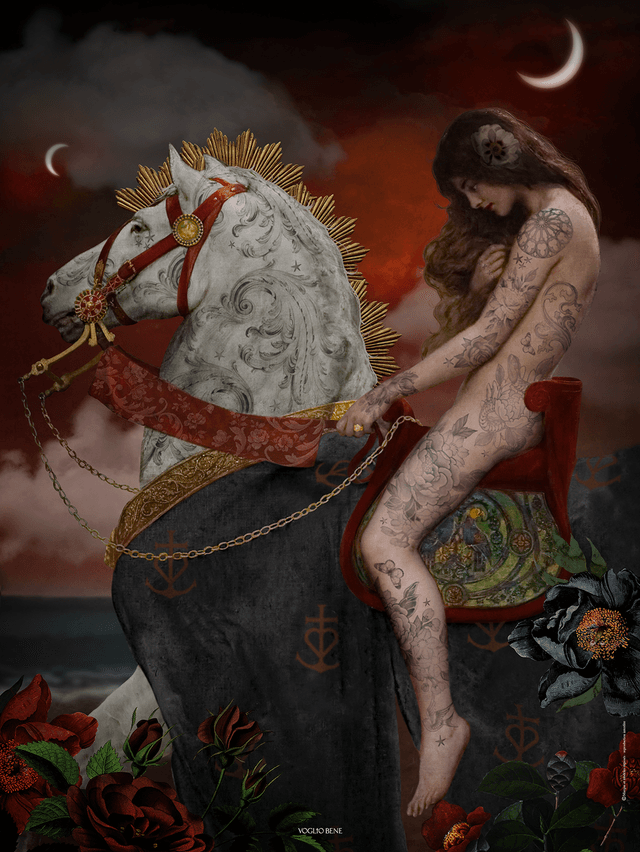 Affiches / posters Lady godiva · A4 (20 × 30 cm) · Papier couché 300 g — ancienne édition