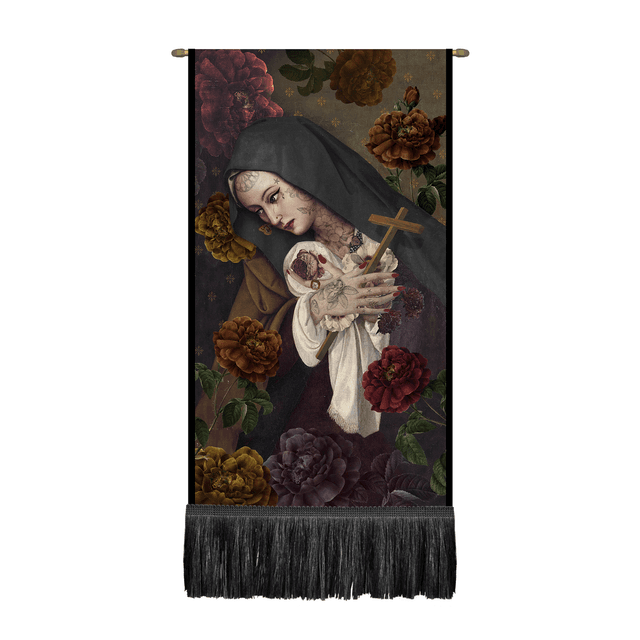 Étendards Sainte therese de lisieux · ETENDARD SAINTE THERESE