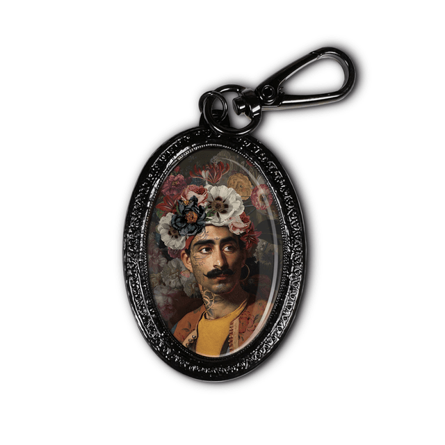 Porte-clefs Hassan · Noir