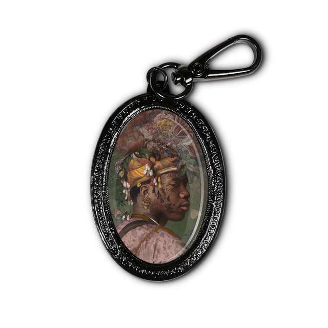 Porte-clefs Akeem · Noir