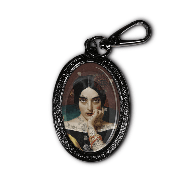 Porte-clefs Clementine · Noir