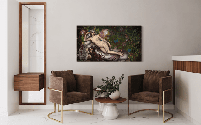 Tenture en velours Songe d’une nuit d’ete · 77 × 137 cm · Intérieur