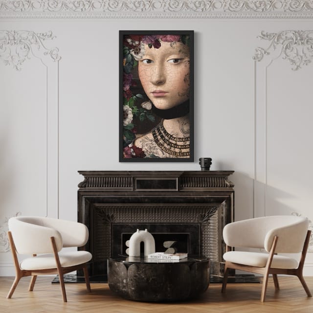 Wandbehang aus samt Starfire · 77 × 137 cm · Innenbereich